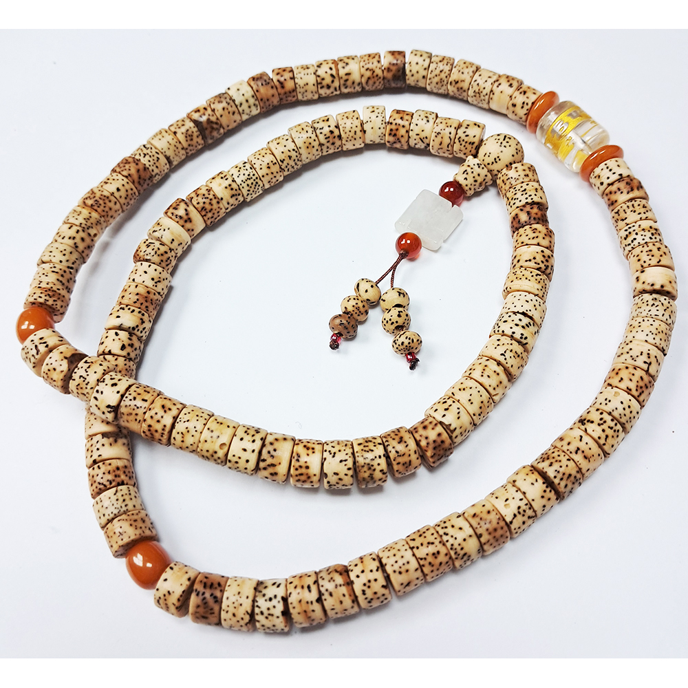 六字真言(水晶)&星月菩提108念珠4*7mm【十方】135835