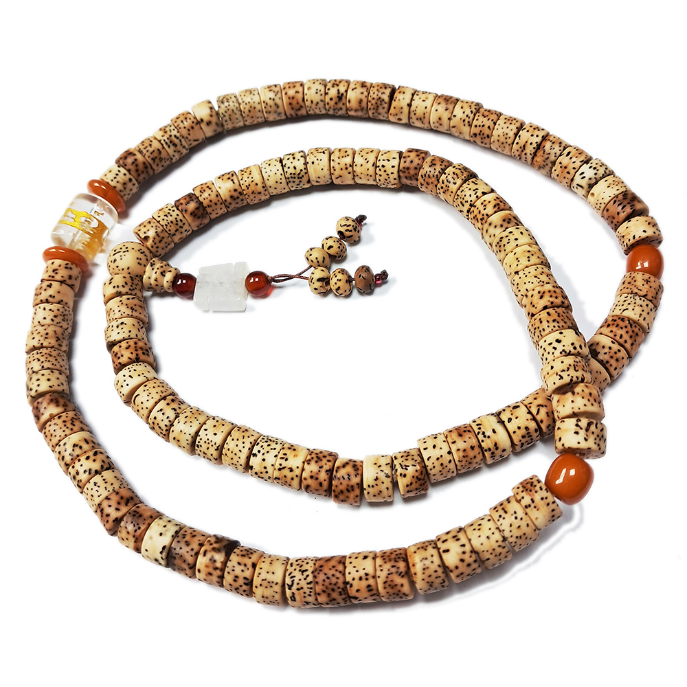 六字真言(水晶)&星月菩提108念珠4*7mm【十方】135835