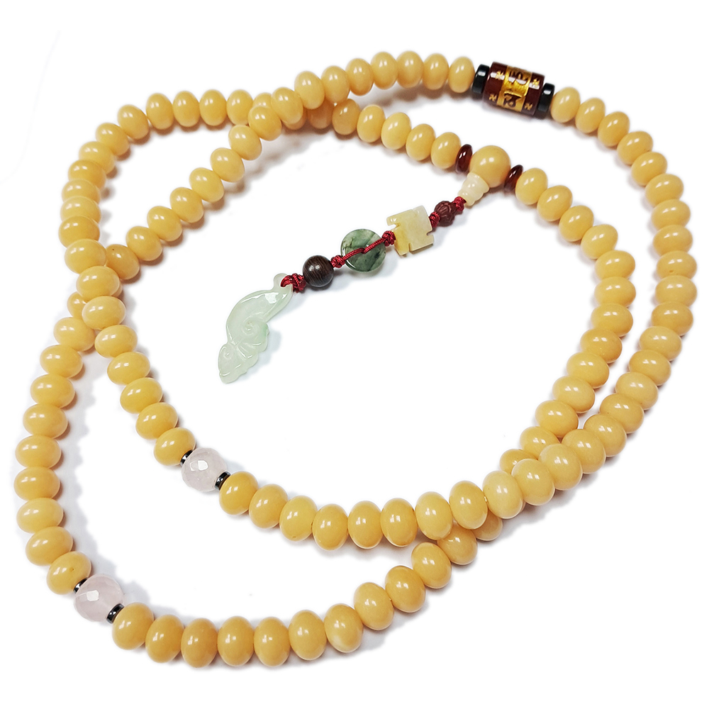 玉如意+菩提108念珠8*10mm【十方】137432