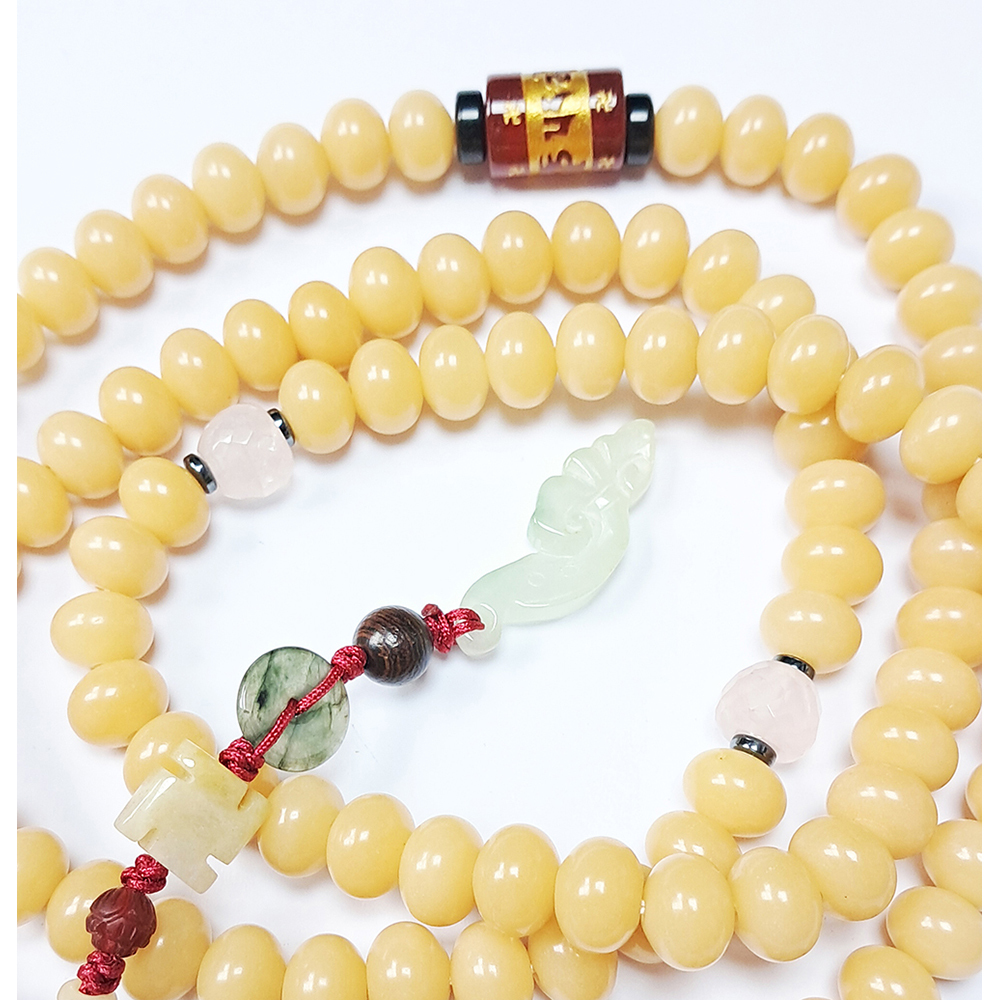 玉如意+菩提108念珠8*10mm【十方】137432