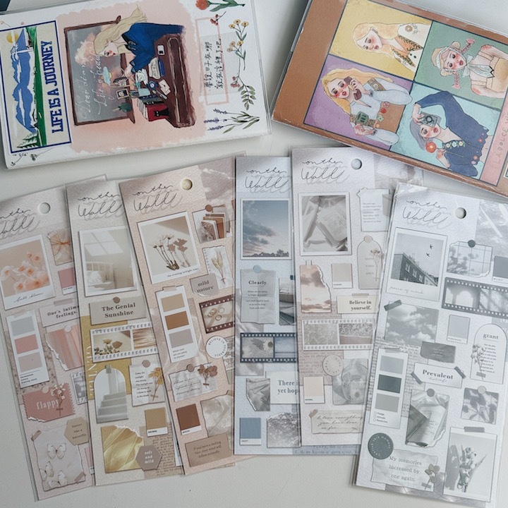 On the wall 風景寫真系列 手帳貼紙｜日本Mind Wave