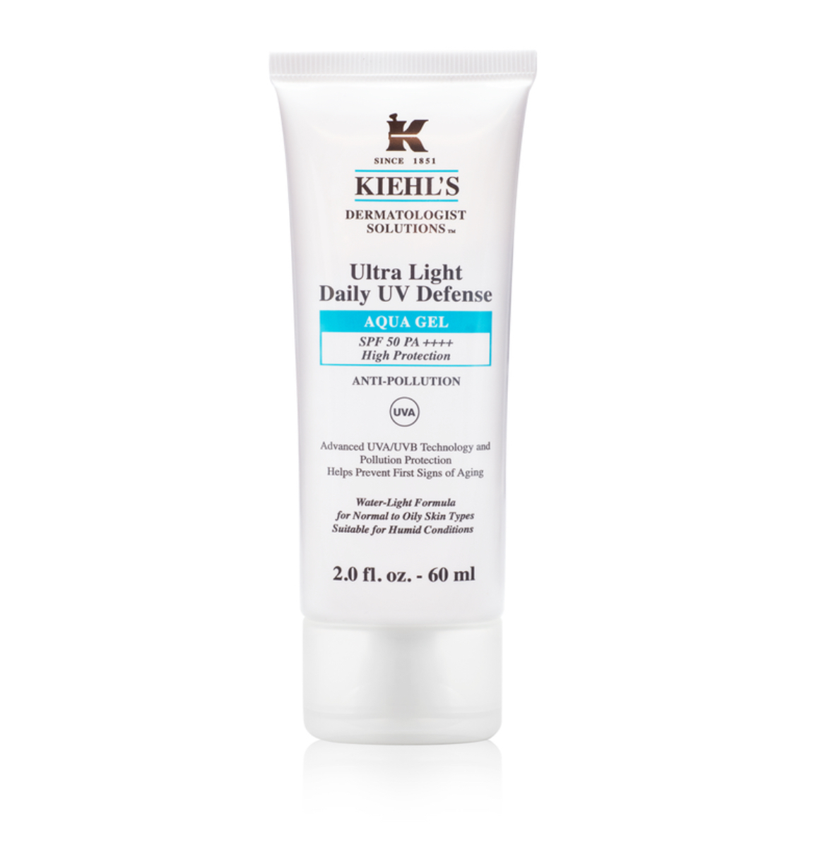 KIEHL'S 醫學全效抗污染防曬啫喱乳霜 SPF50+PA++++ 60ml