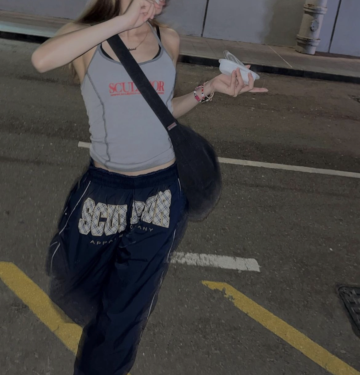 SCULPTOR - Classic Logo Halter Top (Gray)