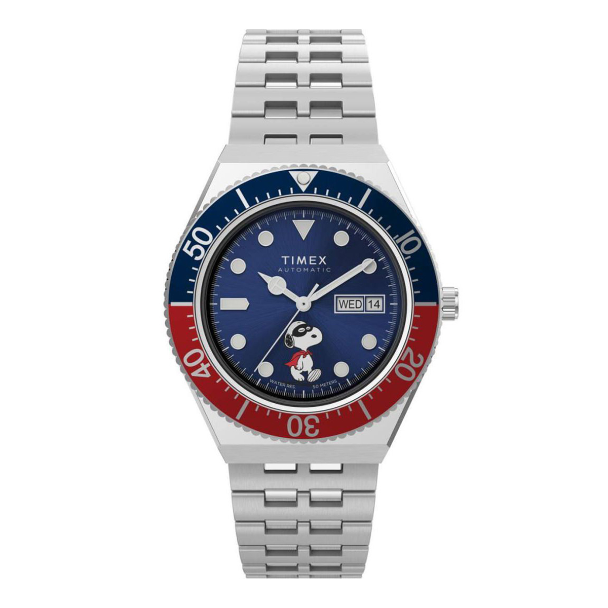 Timex M79 Peanuts Masked Marvel 40mm TW2W47500 鋼帶機械錶