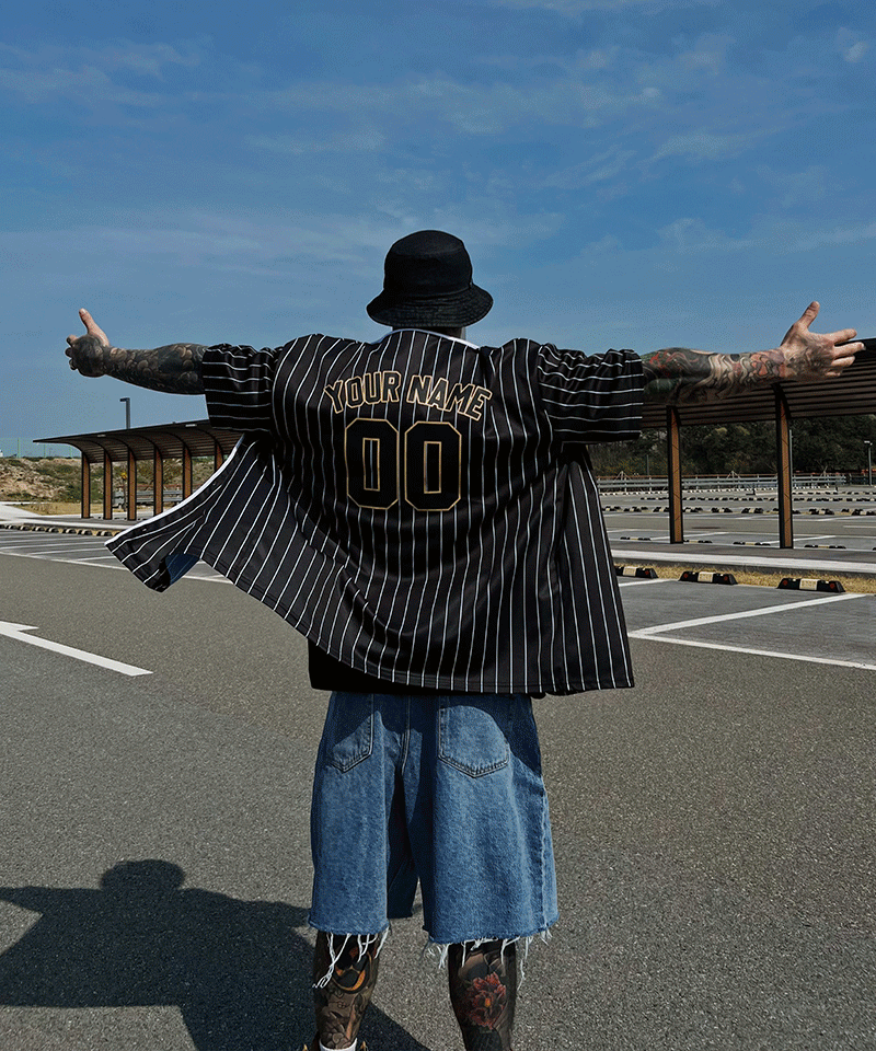 Your name棒球運動襯衫