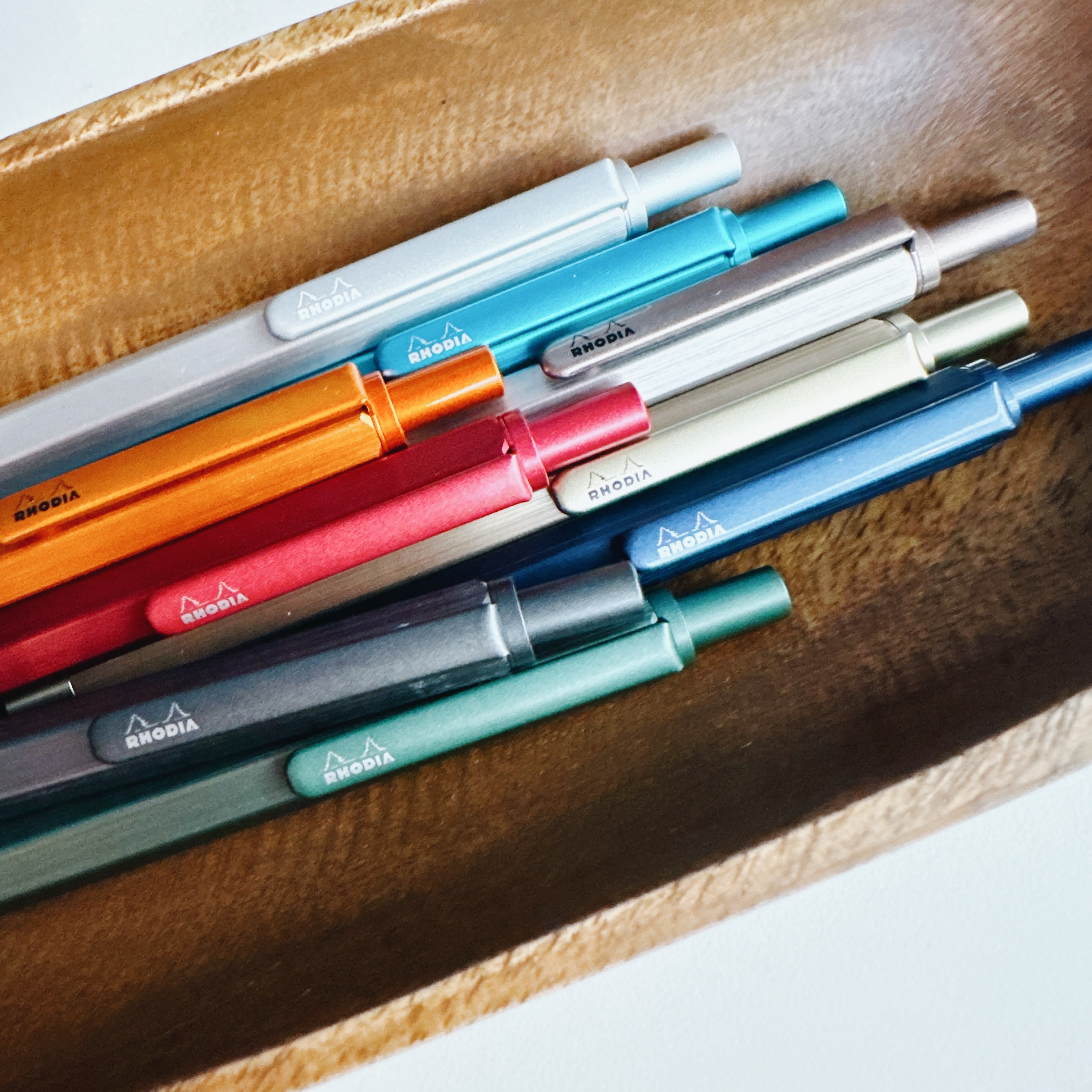 script 0.5 六角金屬自動鉛筆 髮絲紋鋁製筆桿｜法國Rhodia