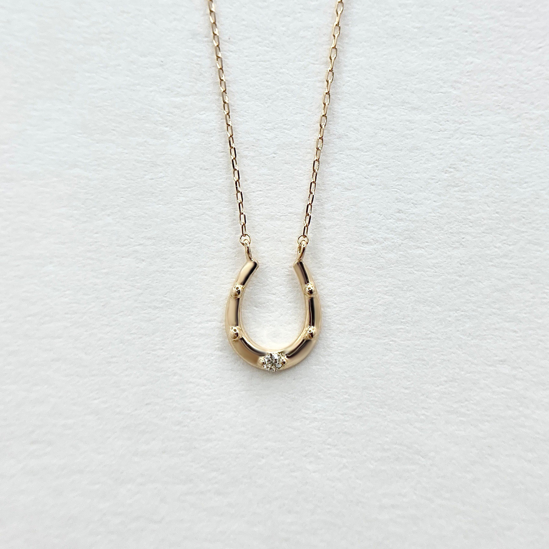 K18 層疊馬蹄項鍊