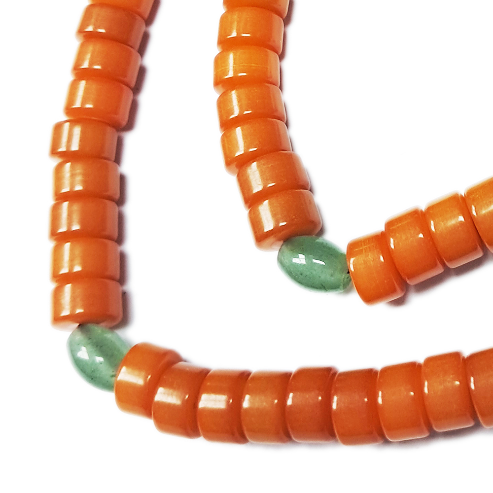 六字真言(水晶)&菩提根108念珠4*7mm【十方】135837