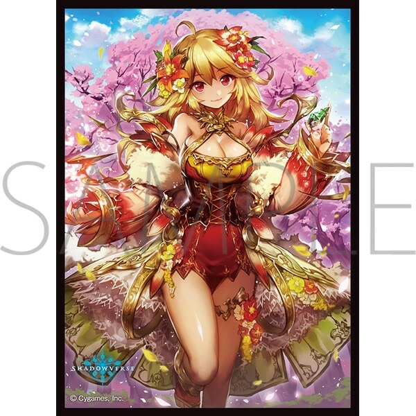 Movic角色卡套磨沙系列 - Shadowverse 安らぎの女神・プルメリア (No.MT1677)