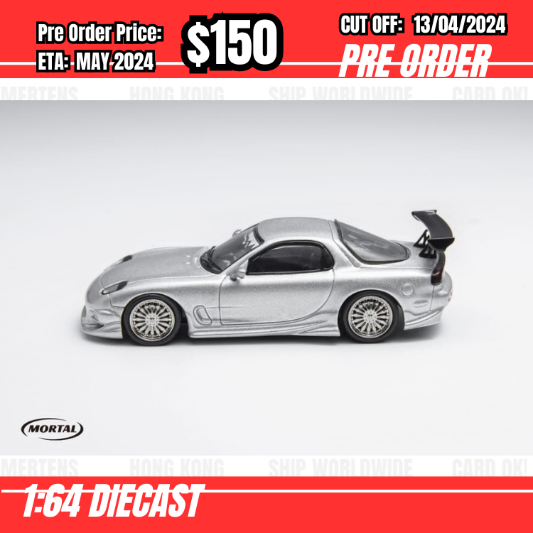 RS-$150  * Mortal * 1:64 Mazda RX-7 Veilside Fortune Silver [OD11/04]