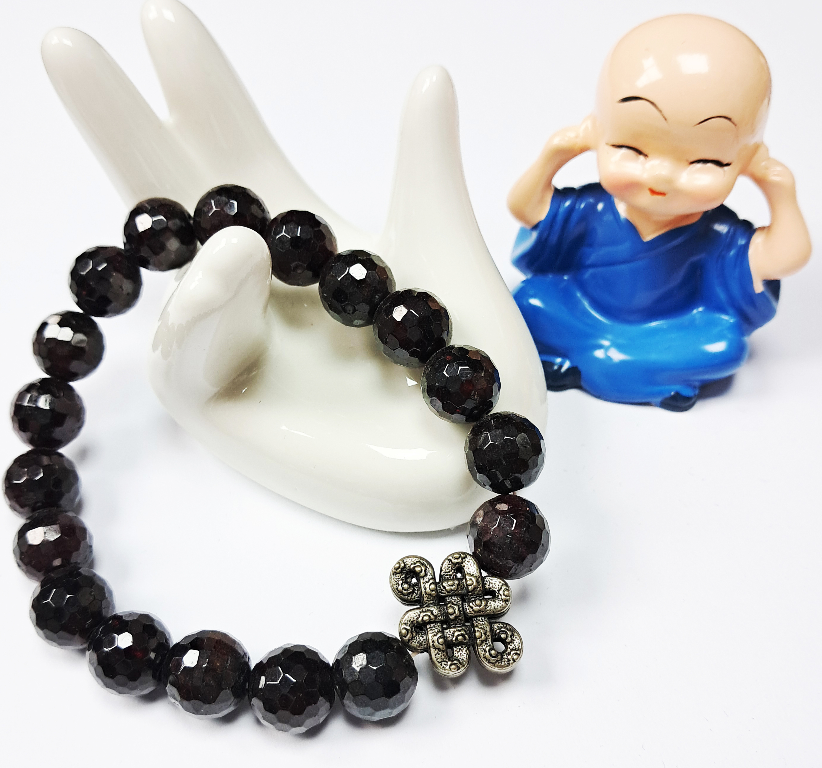 吉祥&紅石榴{晶鑽}手珠10mm【十方】130669