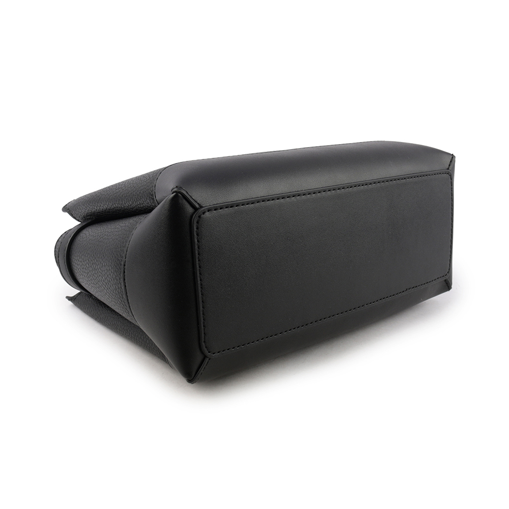 【Michael Kors】MKReed 金色標誌皮帶釦設計小款二用包(黑色) 35S3G6RS1T BLACK