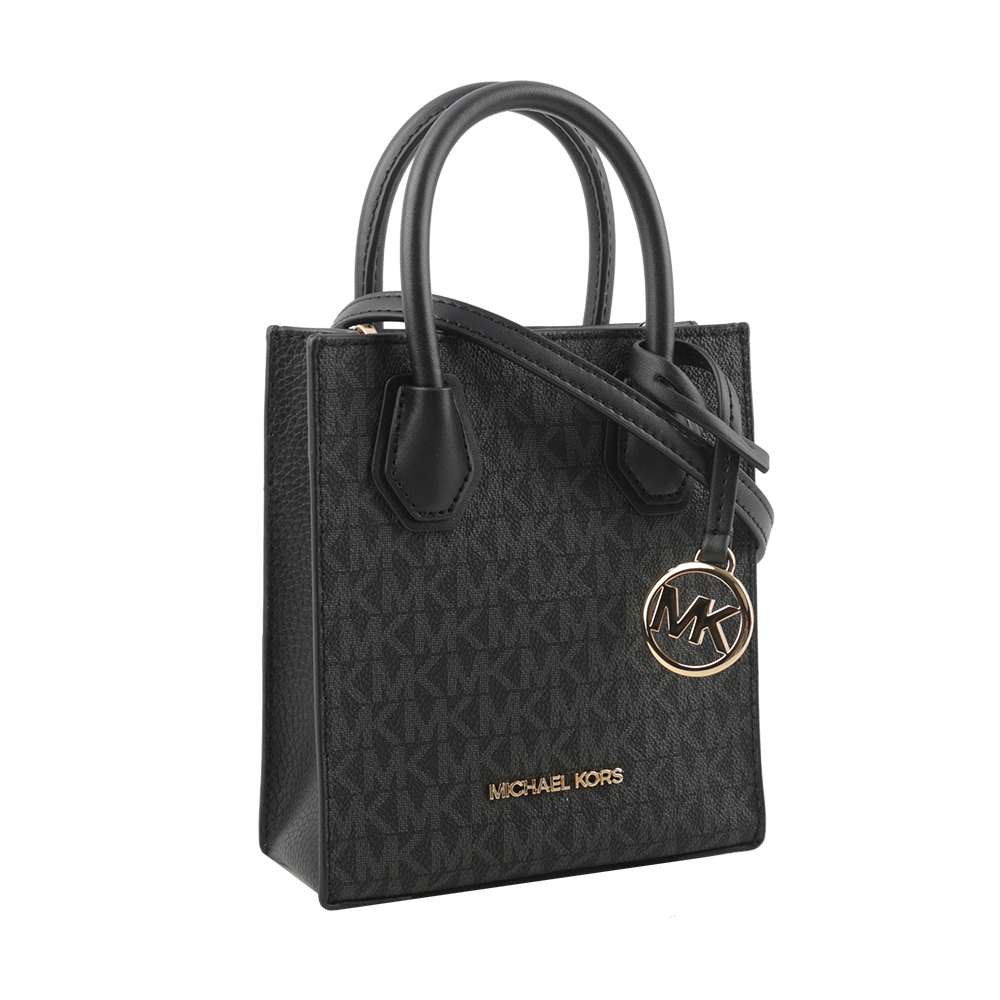 【Michael Kors】Mercer 塗層帆布手提/斜背二用迷你琴譜包