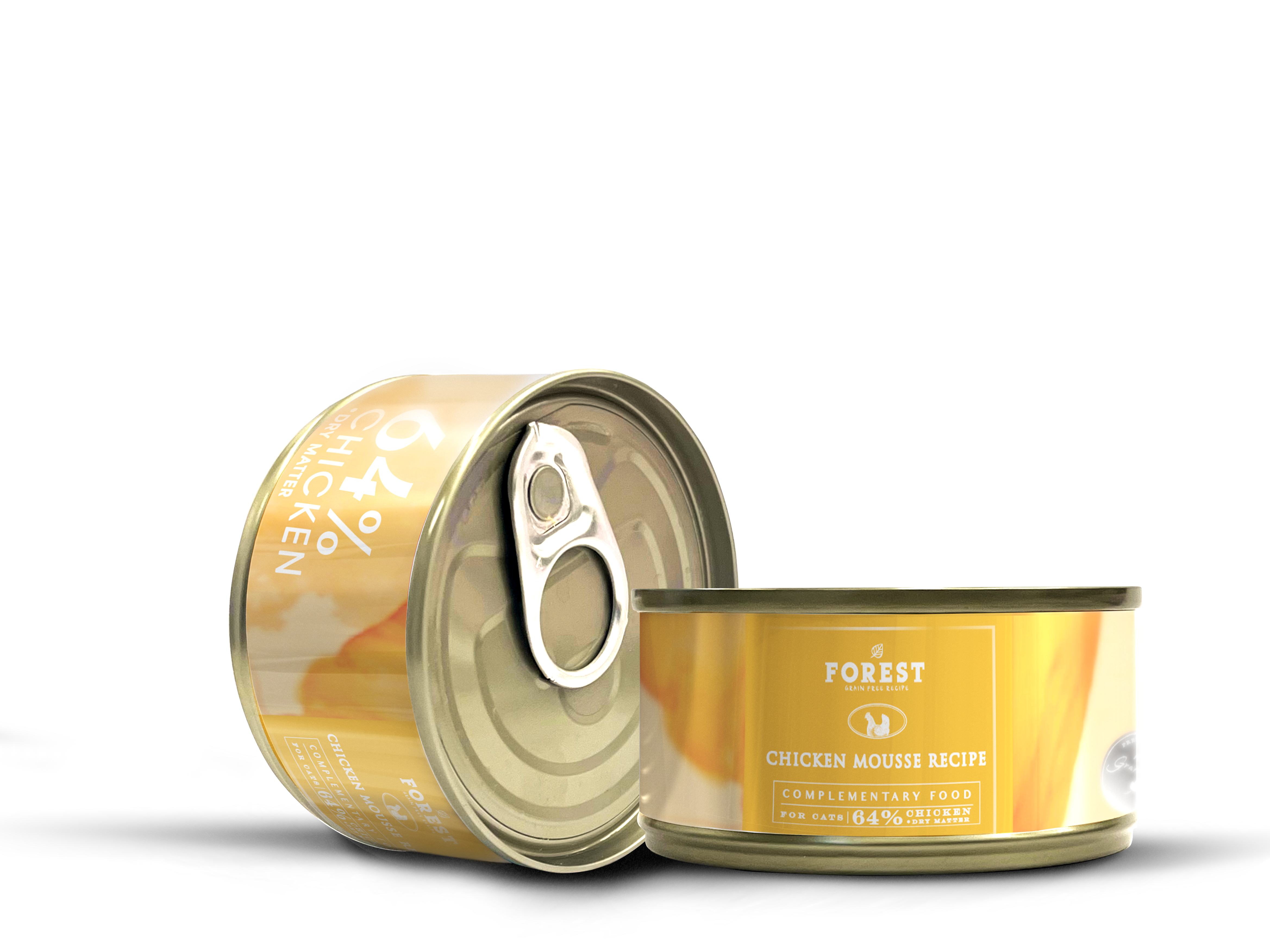 Forest森林 升級罐頭系列．64%雞肉醬80g