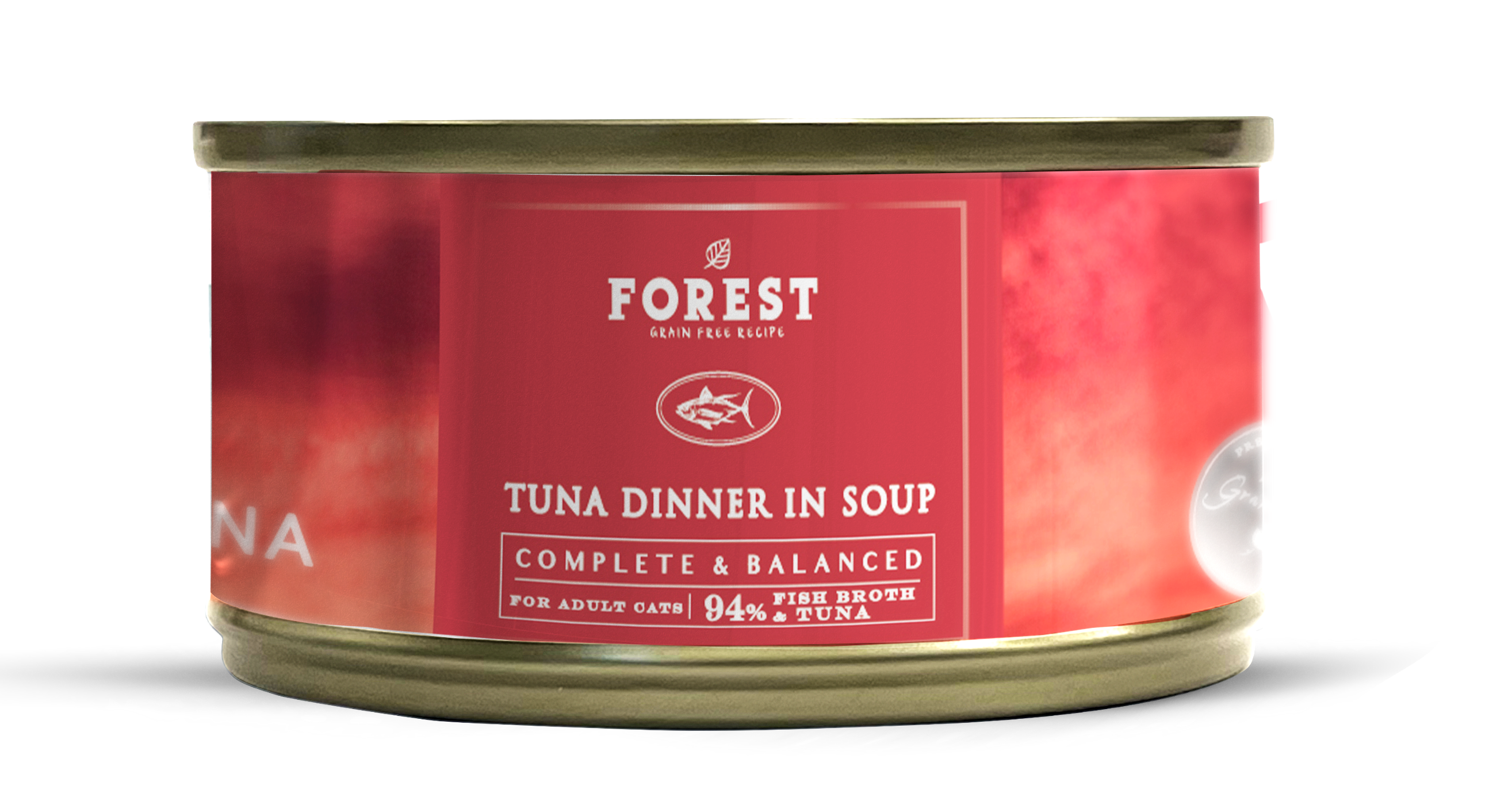 Forest森林 升級貓主食湯罐系列 94%吞拿魚+魚湯．80g