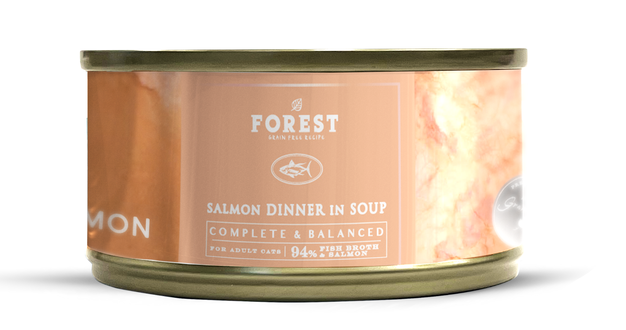 Forest森林 升級主食湯罐系列．94%三文魚+魚湯80g