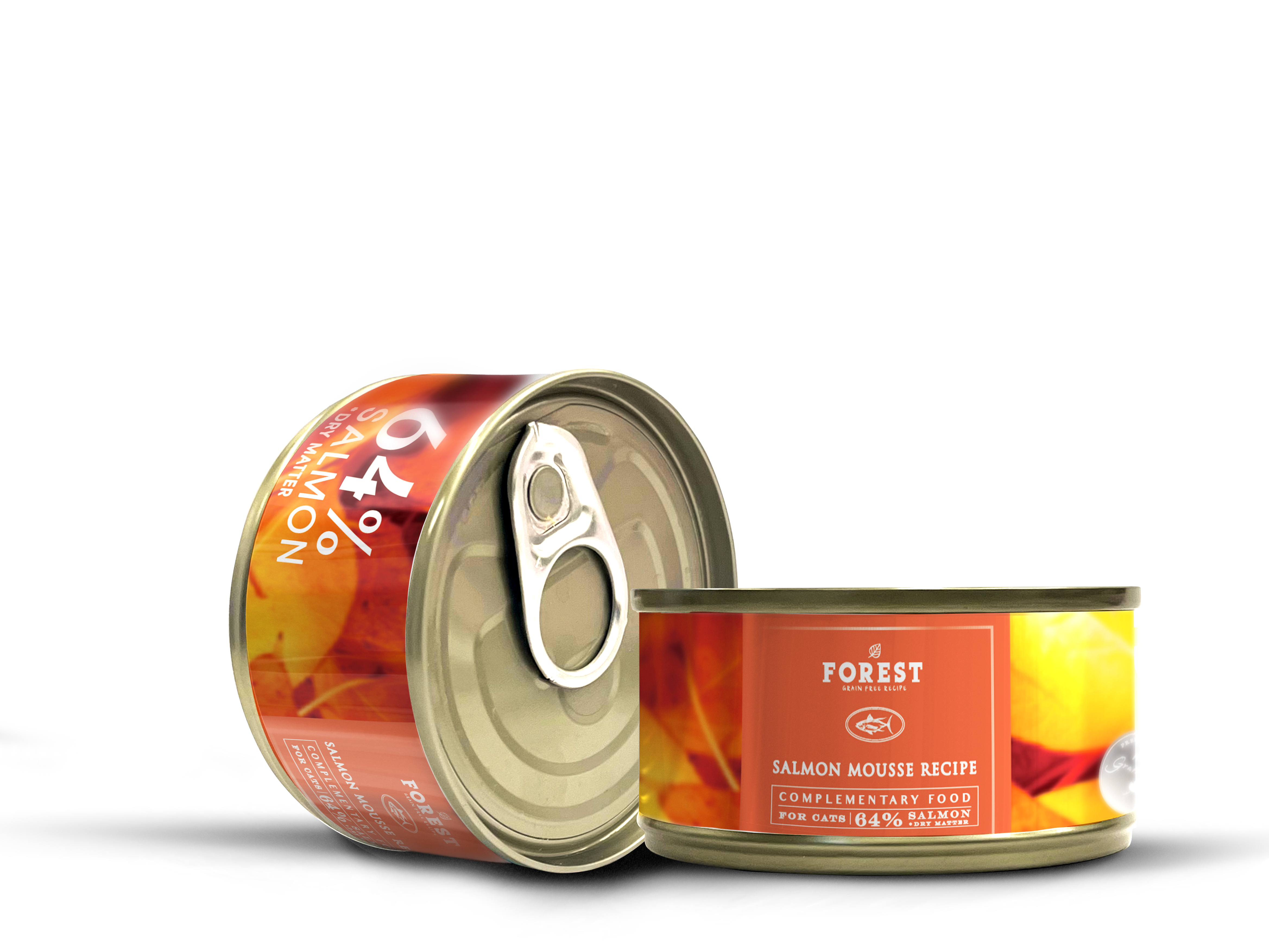 Forest森林 升級罐頭系列．64％三文魚醬80g