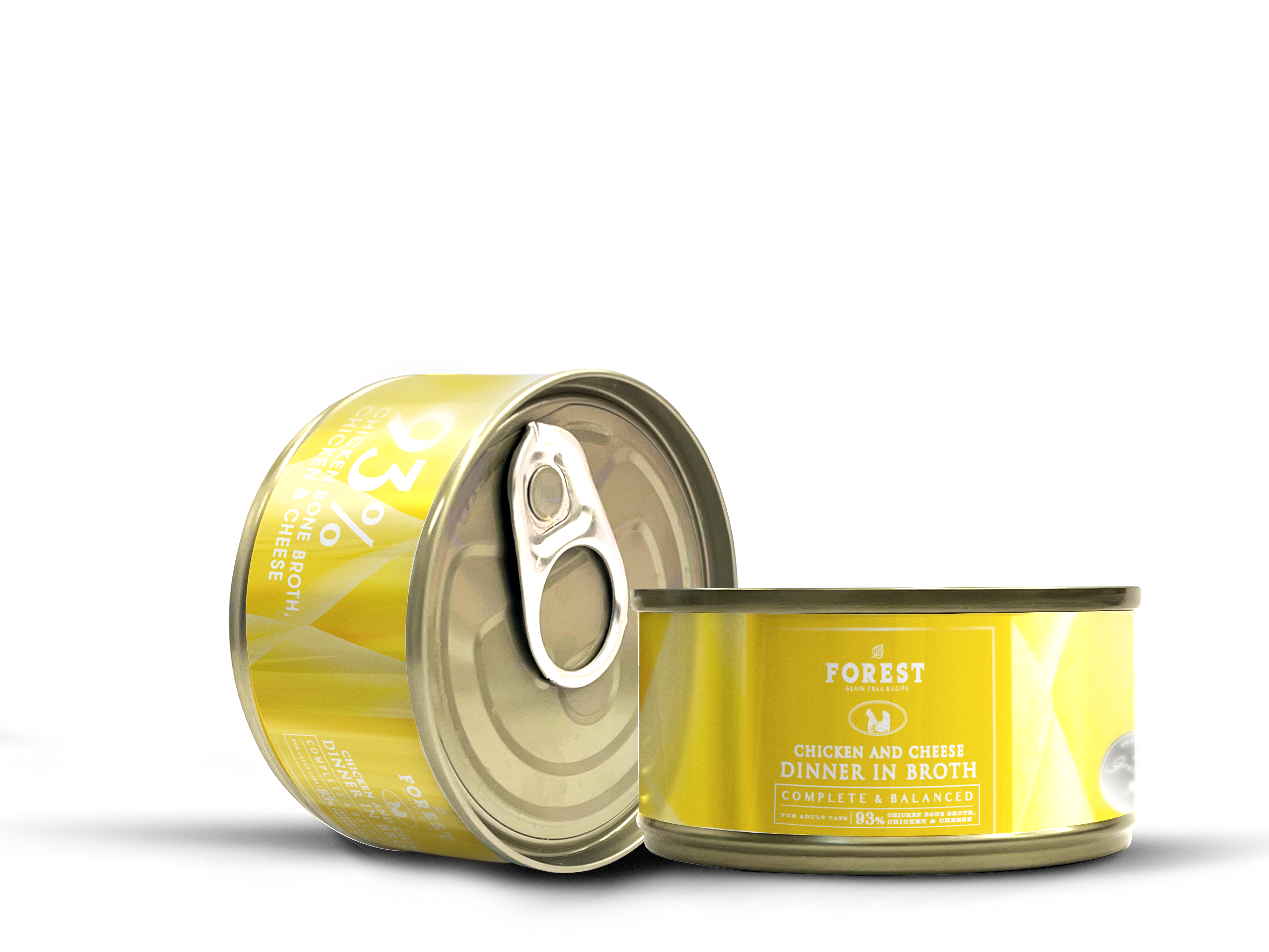 Forest森林 升級主食湯罐系列．93%雞肉+芝士80g