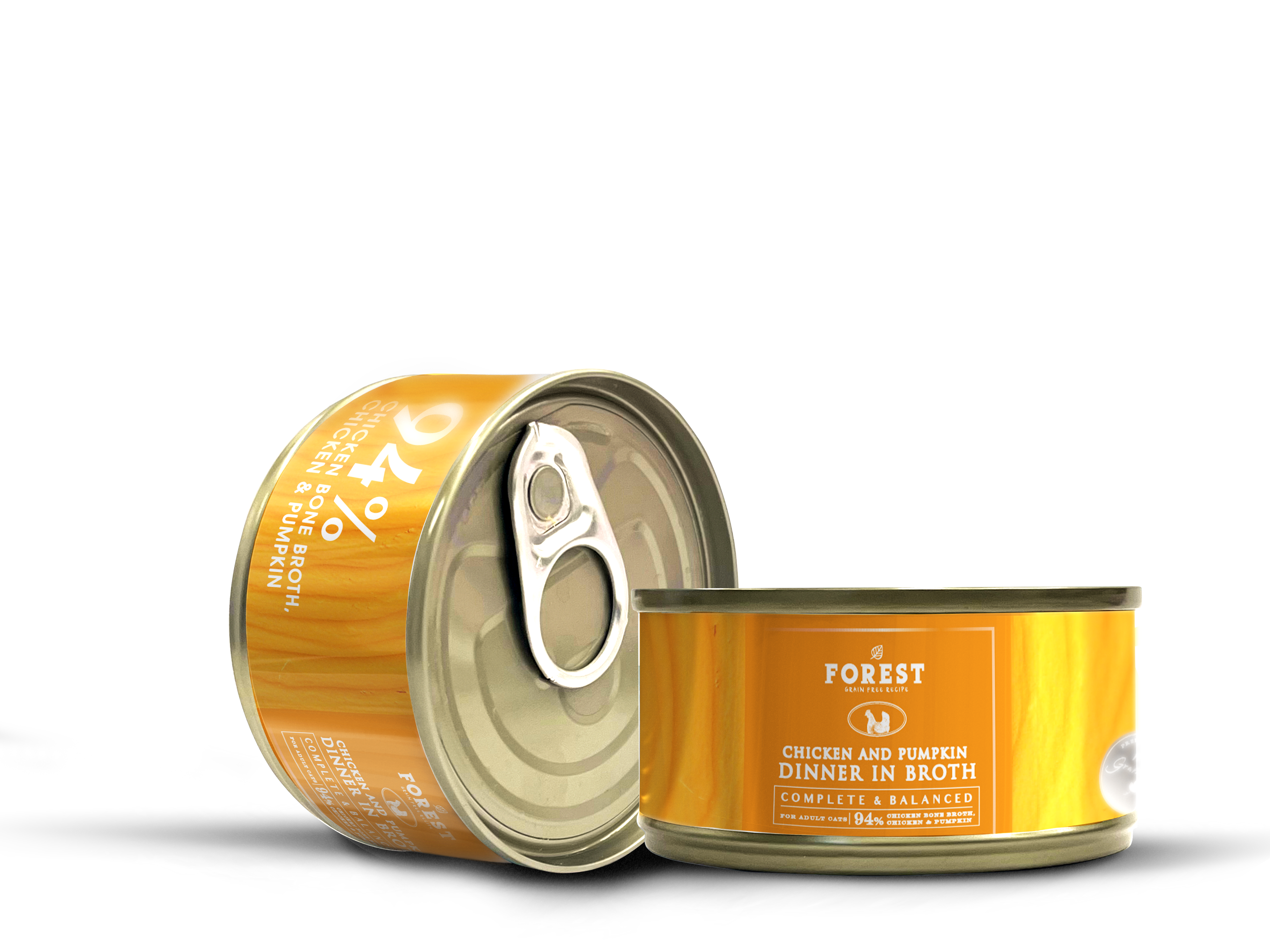 Forest森林 升級主食湯罐系列．94%雞肉+南瓜80g