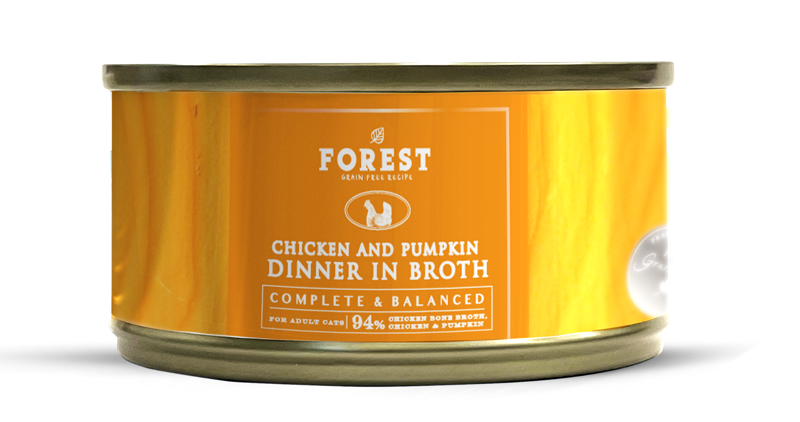 Forest森林 升級主食湯罐系列．94%雞肉+南瓜80g