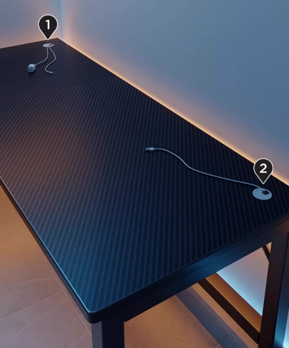 L型轉角電腦桌 (左款)