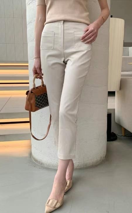 ♥︎Premium超直腿彈性九分西褲