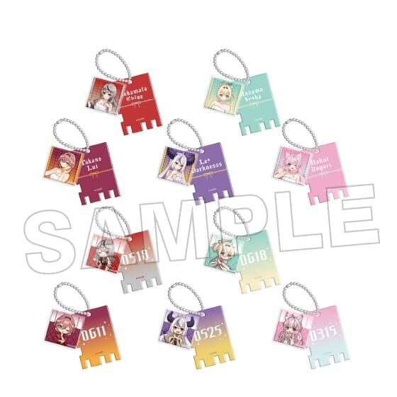 「官方代購」 Hololive x 極樂湯 第4彈  秘密結社holoX周邊 #4 銭湯錠風掛件