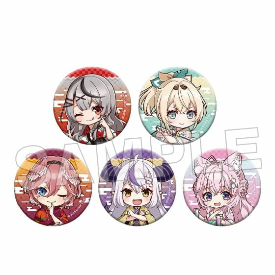 「官方代購」 Hololive x 極樂湯 第4彈  秘密結社holoX周邊 #3 襟章