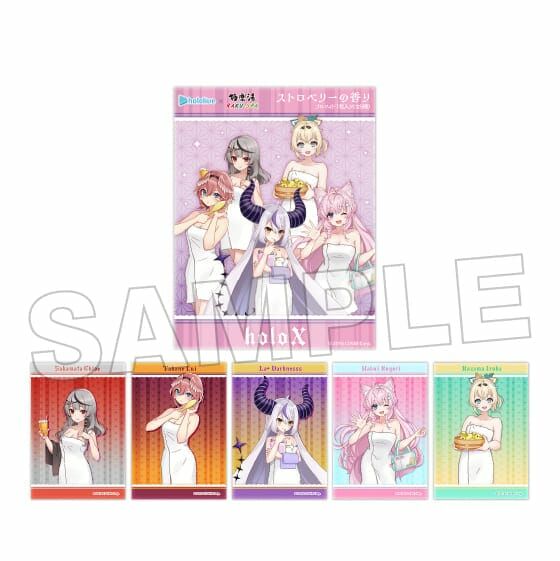 「官方代購」 Hololive x 極樂湯 第4彈  秘密結社holoX周邊 #5  入浴劑