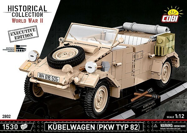 Cobi : WWII 2802 Kubelwagen(Personenkraftwagen Typ 82)(Executive Edition) (1500pcs)