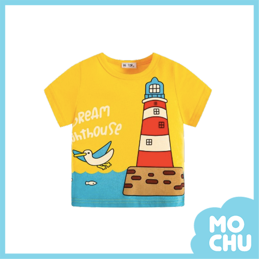 海鷗與燈塔短袖上衣