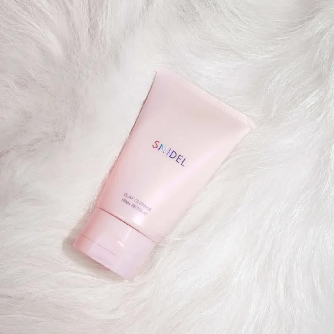 [限定] SNIDEL BEAUTY Clay Cleanse Pink Retreat 溫和磨砂潔面膏 柑橘花香 70g
