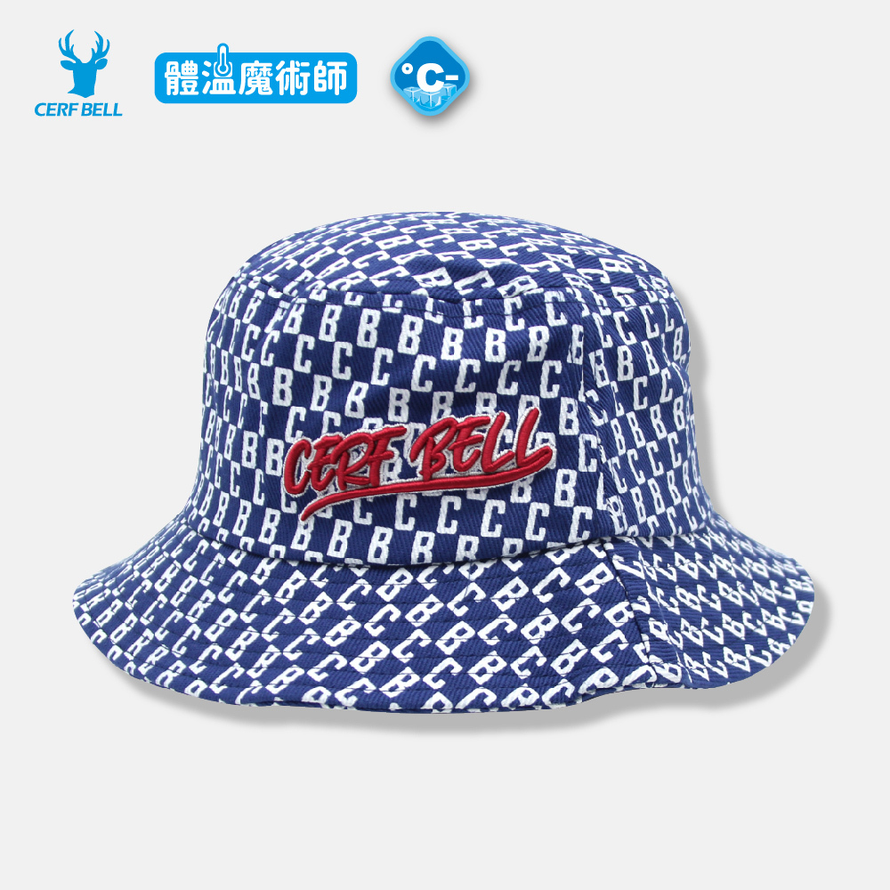 【肌涼】【Charm/優雅輕盈系列】印花字母漁夫帽丨7AH0031