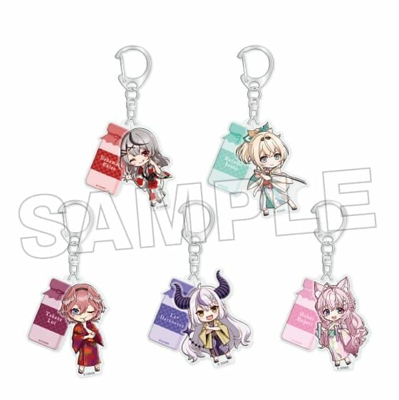 「官方現貨」 Hololive x 極樂湯 第4彈 秘密結社holoX周邊 迷你掛件