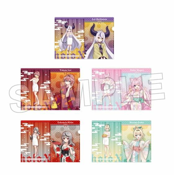 「官方代購」 Hololive x 極樂湯 第4彈  秘密結社holoX周邊 #9 A4 FILE