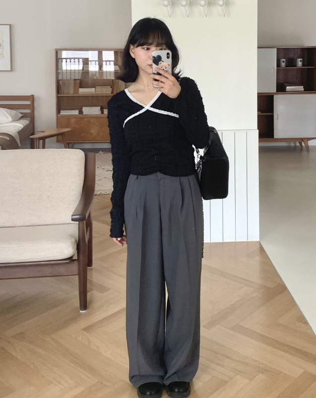 春季預訂｜Wide 基本款休閒褲 (SHORT/ LONG VER.)