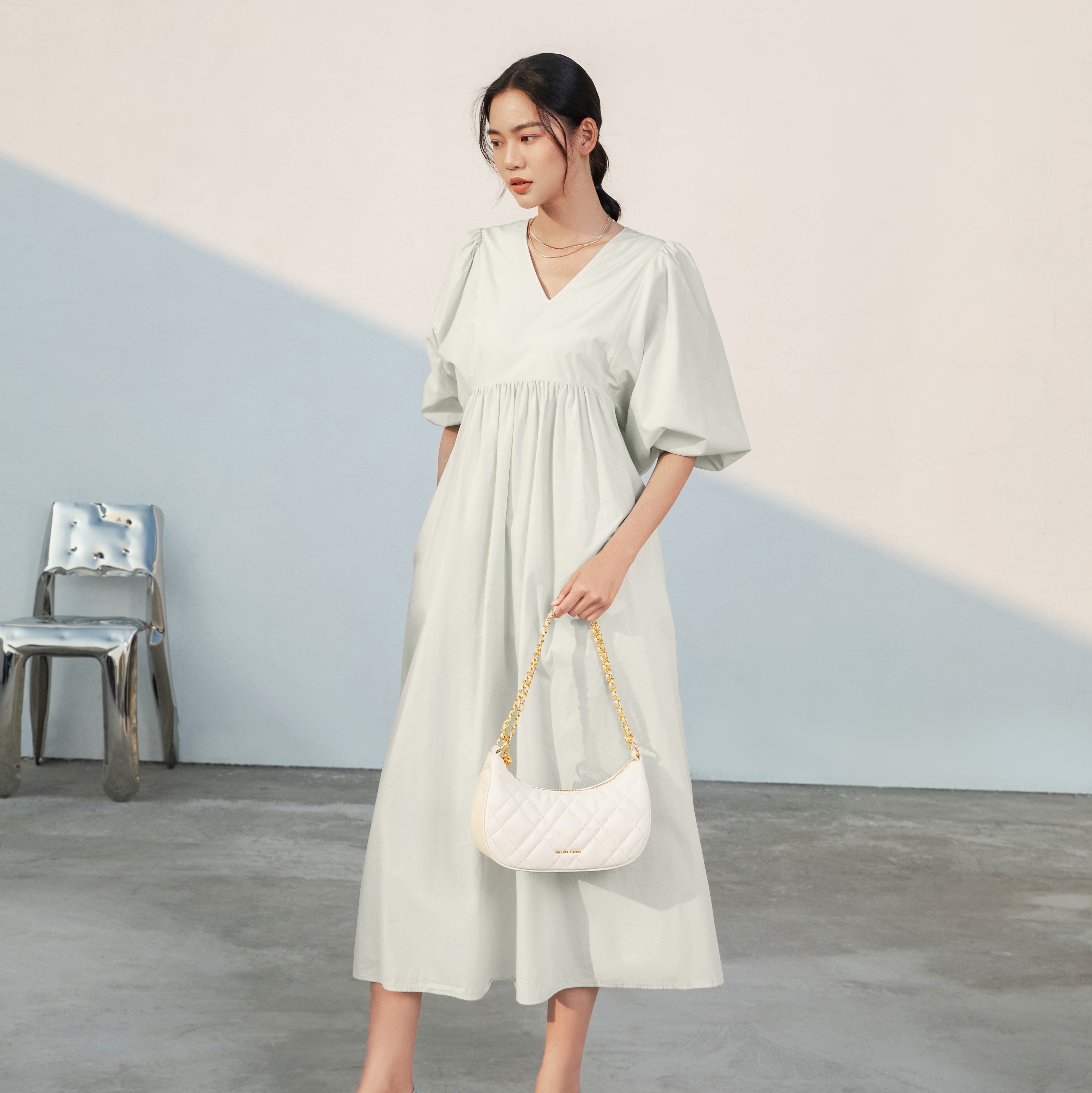 Citta 24 絎縫肩背袋