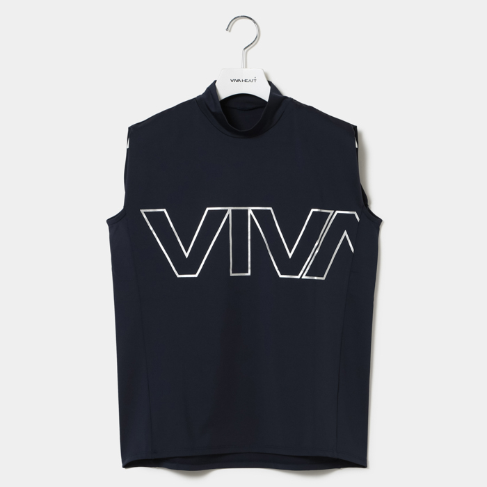 女士-無袖小高領