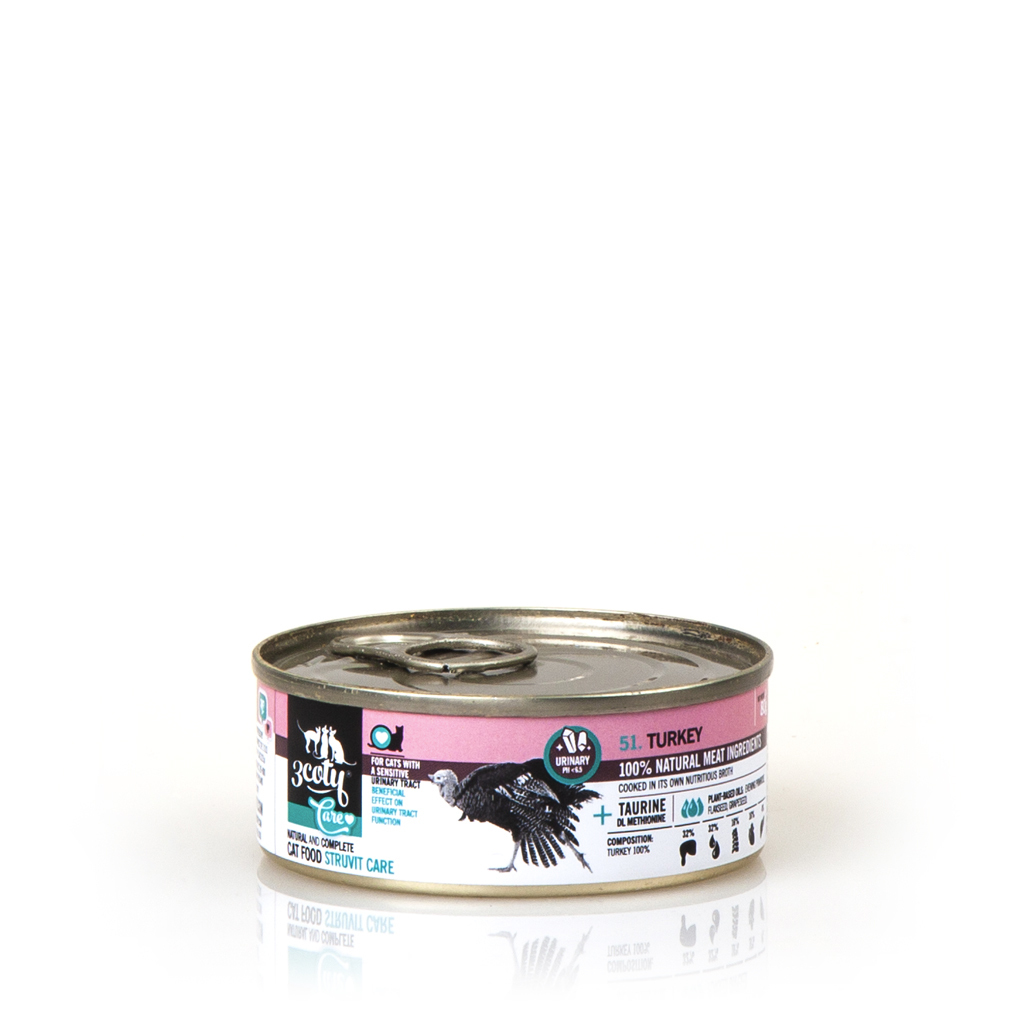 3coty火雞肉醬主食罐 (尿路謢理配方) (80g)