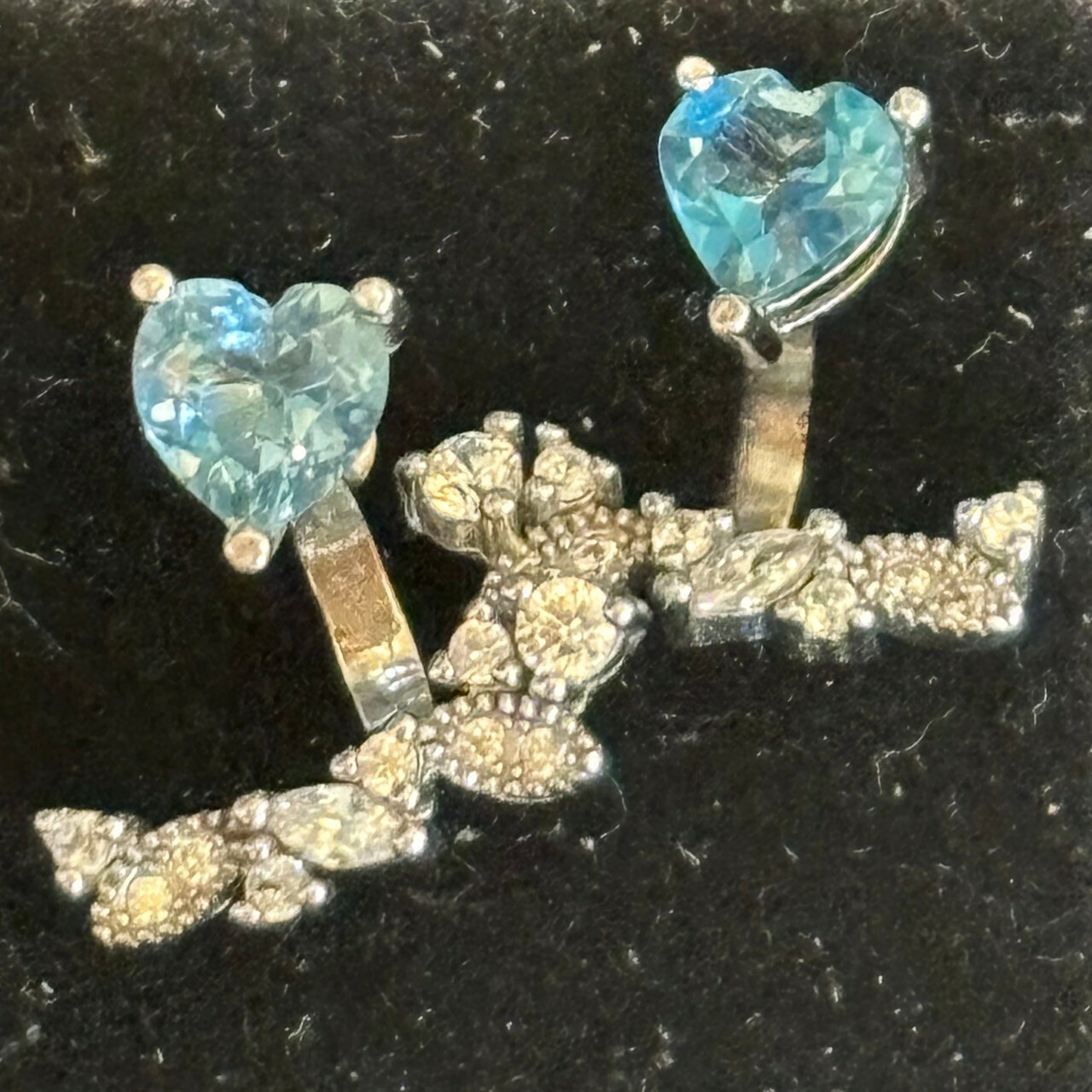 T409藍托帕石耳環