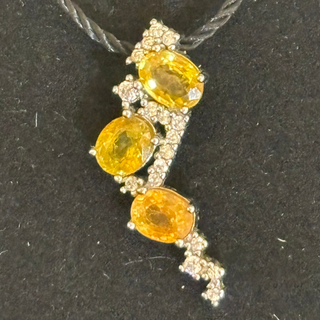 T446黃水晶吊墜