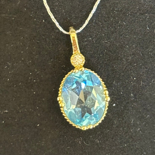 T443藍托帕石吊墜