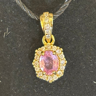 T442粉尖晶石吊墜