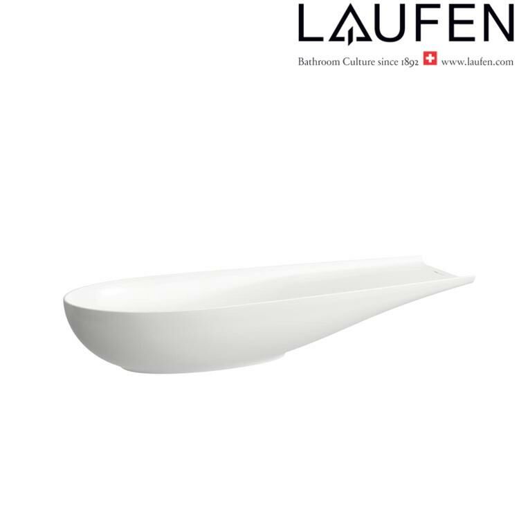 Laufen "Alessi One" 8.1897.4.400.112.1 Countertop Washbasin (LCC, Without overflow) *SaphirKeramik* Shinny Ceramic White