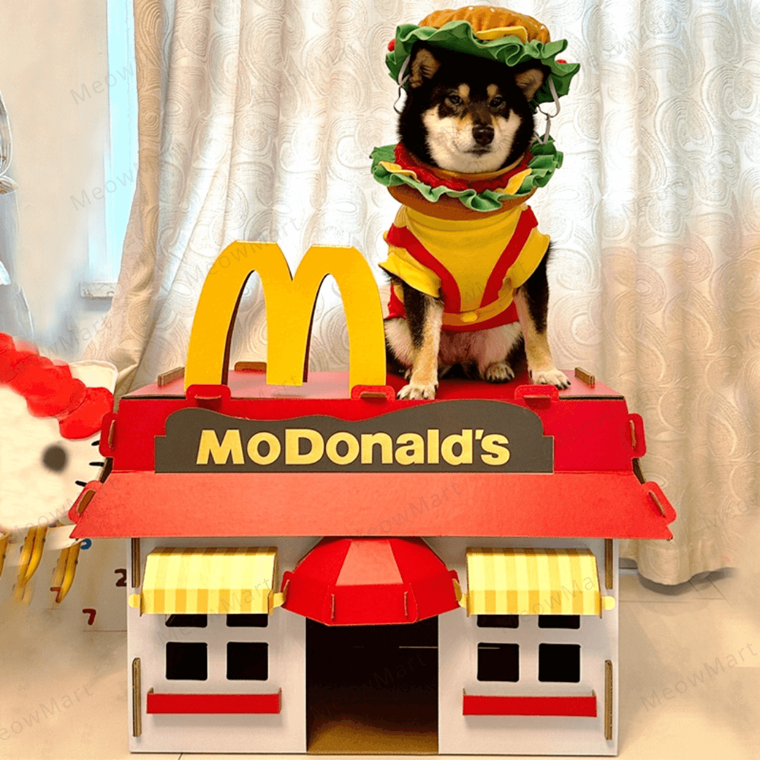 喵當勞貓抓板貓屋