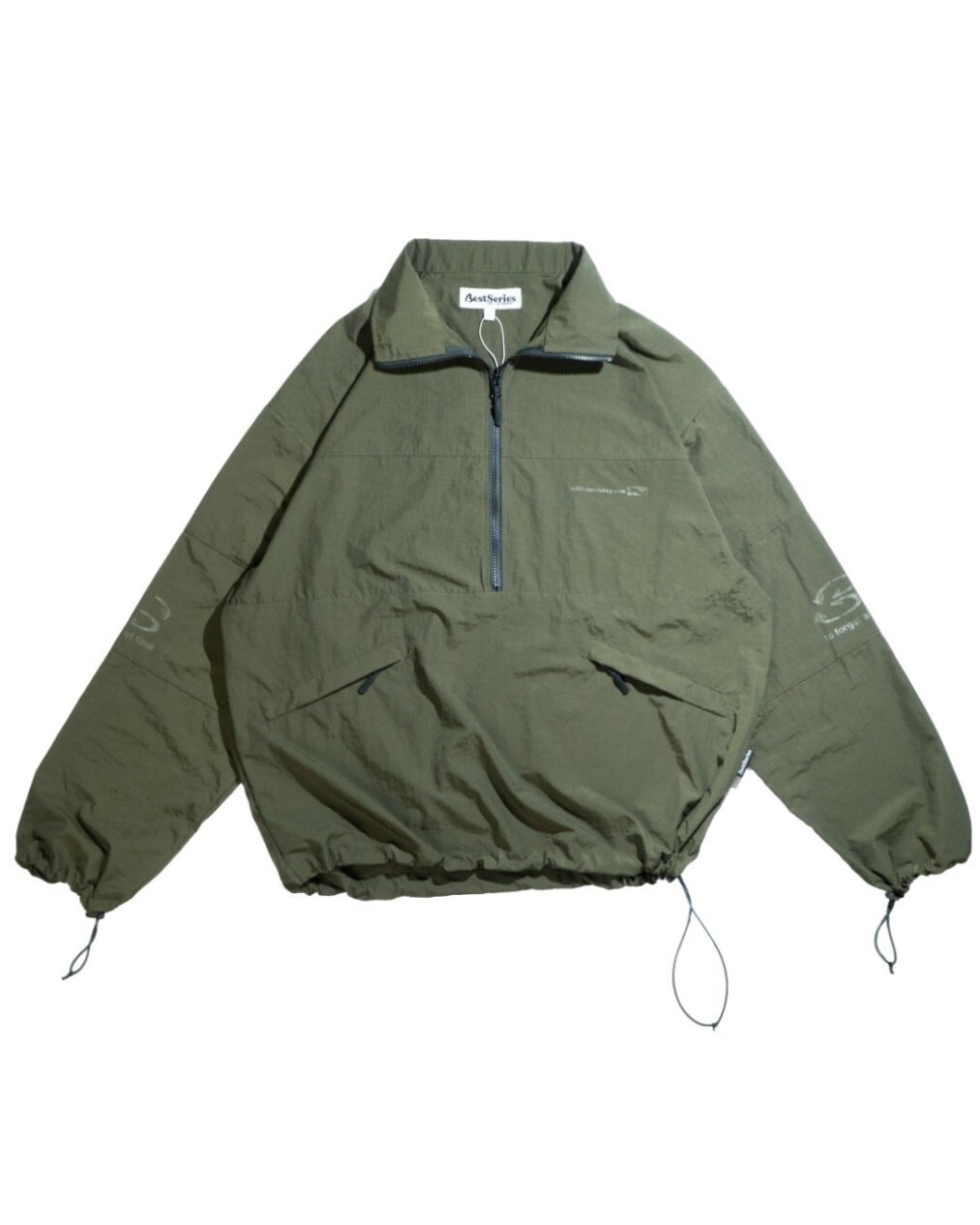 Best Series-Nylon Splice Track Pullover