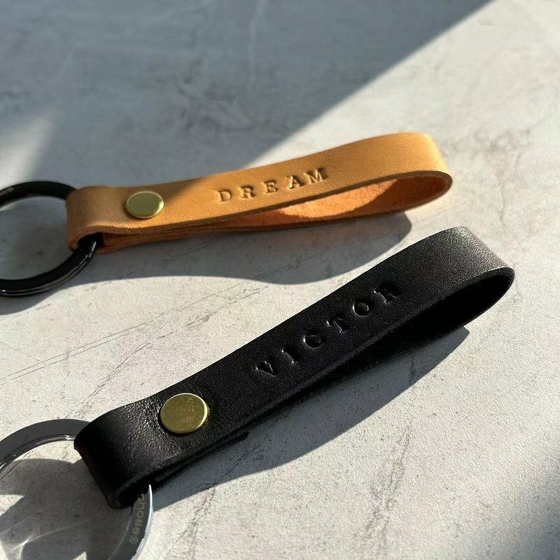 𝐌𝐞𝐭𝐚𝐥𝐦𝐨𝐫𝐩𝐡𝐨𝐬𝐞 ｜MTM 客製化真皮鑰匙掛環 客製化禮品 皮革鑰匙圈