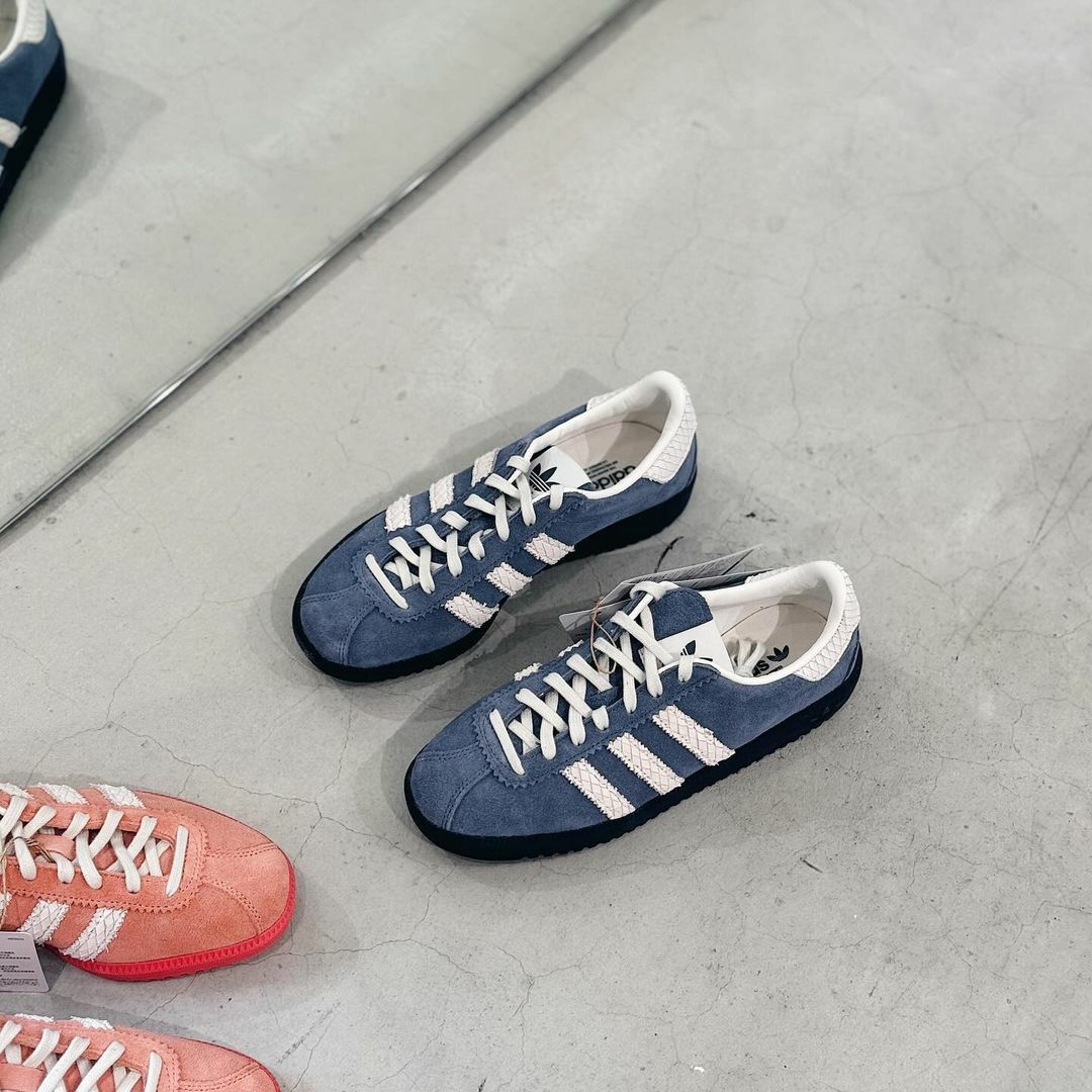 Adidas Originals Bermuda 夜色靛藍 墨水藍 漫畫粉澄 復古 德訓鞋 IF6558 IF6559