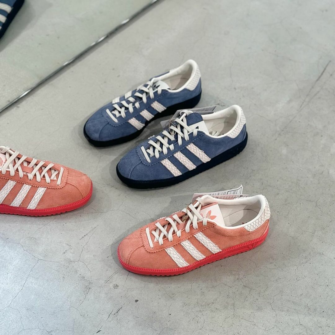 Adidas Originals Bermuda 夜色靛藍 墨水藍 漫畫粉澄 復古 德訓鞋 IF6558 IF6559