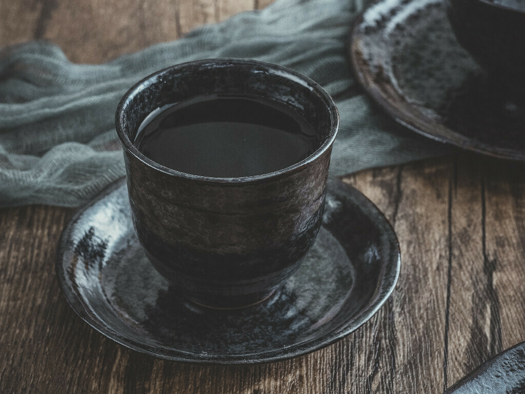 輕量天目湯呑杯/8x8cm